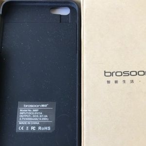 Brosnoon phone charger pack Black